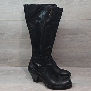 Born Women Riding Tall Heels Boots Shoes Sz 6